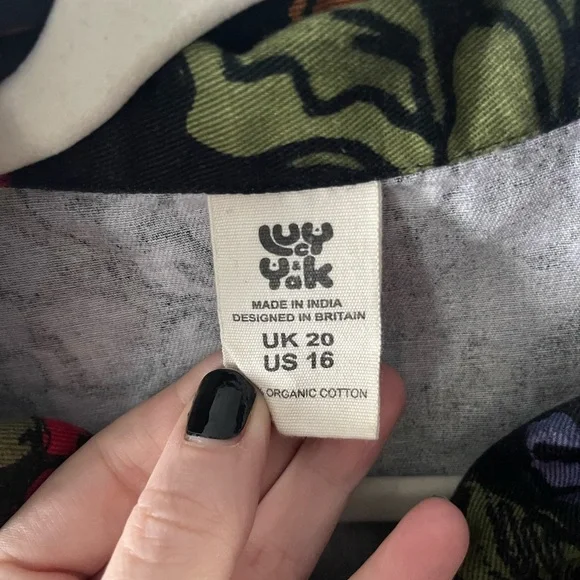 Lucy & Yak Ragan Cotton Jumpsuit in Maria Print - Picture 3 of 7